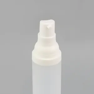 Navulbare Plastic Pp 15Ml 20Ml 30Ml 50Ml Huidverzorging Serum Verpakking Matte Luchtloze Pomp Spuitfles Mat Voor Cosmetica