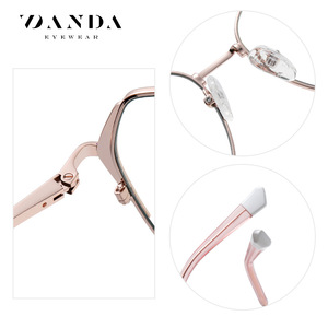 Monturas de Gafas Octogonales para Mujer Danda JS8629, Montura Completa, Lentes de PC con Protección Anti Luz Azul, Modernas para Uso Diario - Product Image 3