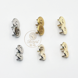 กระดุมแม่เหล็กสองด้านรูปผีเสื้อ แพลตตินัม อิสแลนด์ ฮาร์ดแวร์ ฝาครอบทองแดง แม่เหล็กแรงสูง คุณภาพสูง - Product Image 2