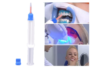 Aprobado por La CE 35% Peróxido <span class=keywords><strong>de</strong></span> hidrógeno Gel blanqueador <span class=keywords><strong>de</strong></span> dientes Jeringa <span class=keywords><strong>de</strong></span> doble barril OEM - Product Image 3