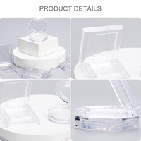 10g 20g contenants en plastique Transparent boîte à poudre en vrac surligneur boîte à poudre Blush conteneur emballage cosmétique outils de maquillage
