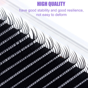 Extensiones de Pestañas Premade en Volumen 5D <span class=keywords><strong>Flora</strong></span> con Puntas Efecto Mojado - Product Image 2
