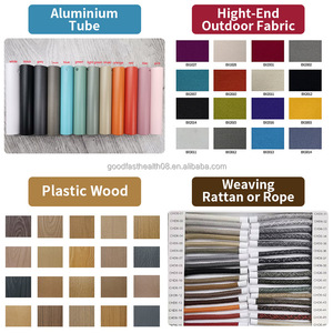 Không Thấm Nước Nhà hàng ngoài trời đồ nội thất <span class=keywords><strong>Patio</strong></span> vườn bàn ăn đặt 6 chỗ ngồi Bistro Dã Ngoại băng ghế dự bị bảng với băng ghế dự bị - Product Image 6