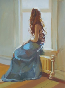 Dipinti a Olio su Tela Opaca con Design Classico, Arte Murale Realistica Fatta a Mano, Ritratto di Donna Elegante, Dimensioni Personalizzabili - Product Image 3