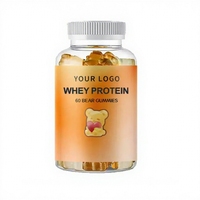 Gummies protéinés VitaSpring Whey Protein, marque privée, compléments énergétiques halal, gummies protéinés