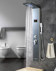 Wholesale White Acrylic Wet Wall Massage Column Shower Panels with Jets