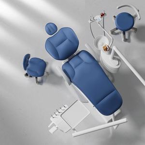 Unidad dental con <span class=keywords><strong>silla</strong></span> dental ajustable <span class=keywords><strong>Silla</strong></span> <span class=keywords><strong>de</strong></span> <span class=keywords><strong>dentista</strong></span> con luz LED con taburete y bandeja <span class=keywords><strong>de</strong></span> instrumentos - Product Image 1