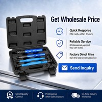 Kit d'outils de compression de ressort de soupape, outil de démontage et d'installation de ressort de soupape de moteur pour la réparation automobile