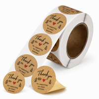 Étiquettes autocollantes imprimées en PVC, papier thermique, imperméables, pour usage intérieur, personnalisables, transfert thermique numérique