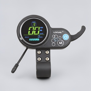 Accélérateur de trottinette électrique 2-en-1 avec écran et poignée de commande 60V en plastique, pièce de rechange pour trottinette électrique de marque LIVIAE, vente en gros - Product Image 5