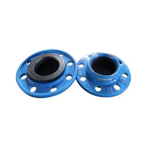 Raccords de tuyauterie en fonte ductile fabriqués en usine, joint EPDM, adaptateur à bride rapide pour <span class=keywords><strong>tuyau</strong></span> PVC PN10/PN16, revêtement époxy thermofusible - Product Image 2