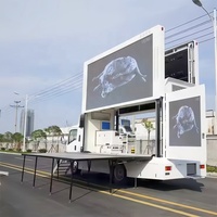Isuzu LED Reklam Kamyonu Mobil Billboard 3 Taraflı Ekran Hidrolik Kaldırma Sistemli Reklam Mobil Billboard Kamyonu Fabrika Satışı