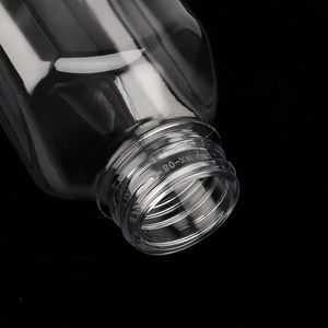 Bouteilles carrées en plastique PET de qualité alimentaire 250ml 350ml 400ml 500ml avec bouchon inviolable et étanche pour l'emballage de jus et de boissons - Product Image 3
