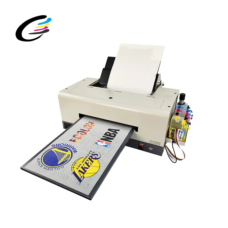 Fcolor Cheap DTF Machine L1800 Hot Melt Heat Transfer PET Film A3 Size DTF Printer for Cotton T-shirt Printing