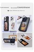 Nouveau E-Ink antichoc TPU + PC coque de téléphone Smart AI écran miroir NFC affichage bricolage Couple Anime/Manga personnage poignée de téléphone