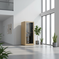 UNIBOOTH Luxury Private ASTM-E84 Ignifuge 30dB ISO 23351 Installation Rapide en 30-45 Min Cabine Silencieuse pour Bureau Ouvert Bibliothèque Exportation Mondiale