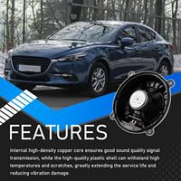 Altavoz para Puerta Delantera Compatible con Mazda 3 (14-18), Mazda 6 (13-16) y CX-5, Altavoz Coaxial con Amplia Respuesta de Frecuencia, Reemplaza BHN9-66-960 KF01-66-960
