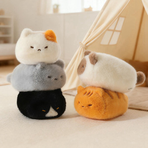 ตุ๊กตาแมวแท้ ฮักแพลน ดังโก้ คิตเทน โพลีเอสเตอร์ น่ารัก รูปทรงไข่ ของเล่นเด็ก บรรเทาความเครียด ของขวัญ - Product Image 2