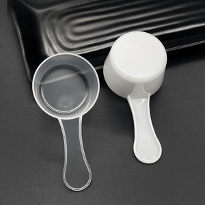 Cucharas medidoras de 15G, 20G, 25G, 30ml, 40ml, 50ml, 30cc, 40CC, 50cc, cucharas medidoras de plástico para polvo, cucharas medidoras de mango largo de fondo plano - Product Image 5