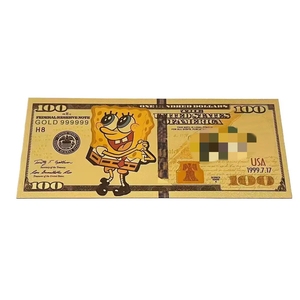 Nouvelle Banque de billets d'anime Patrick Star de l'Amérique 2026 plaquée or pour collection - Product Image 5