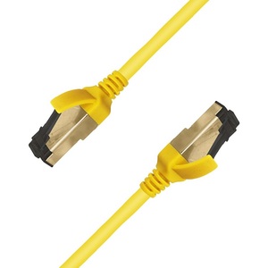 <span class=keywords><strong>Cable</strong></span> <span class=keywords><strong>Ethernet</strong></span> Delgado <span class=keywords><strong>Cat</strong></span> <span class=keywords><strong>8</strong></span>, 40G, 28AWG, cobre sólido desnudo con carcasa dorada - Product Image 1