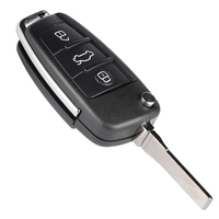 Llave Inteligente Plegable XNRKEY de 3 Botones con Chip ID48 Integrado de 434MHZ para Audi 2012 2013 2014 2015 2016 2017 8X0837220/8X0837220D