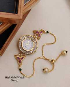 Juego de pulsera de reloj de lujo personalizado con excelente servicio para damas disponible a precio mayorista de <span class=keywords><strong>India</strong></span> - Product Image 6