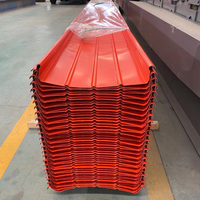Tôles d'acier ondulées galvanisées et revêtues de couleur DX53D+Z, directement de l'usine, gamme complète de couleurs disponible