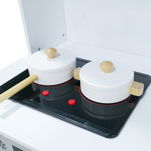 Haute qualité nouveau Design filles cadeaux d'anniversaire famille enfants semblant jouer anneau jouets jouer <span class=keywords><strong>cuisine</strong></span> ensemble en bois pour les filles - Product Image 2