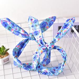 Juego de Diademas Ajustables para Maquillaje y Cabello para Mujer, Diseño de Spa Facial con Dibujos Animados, Estilo Moderno, Material de Fibra de Poliéster - Product Image 6