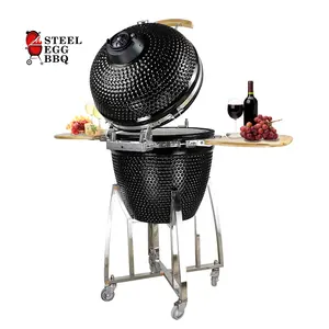 SEB KAMADO/ACIER OEUF BBQ allemand komodo kamado en céramique de cordiérite keramikgrill primo vision grilles rotisarie barbecue kamado