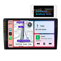 Layar Sentuh Universal Double 2 Din dengan GPS, Wireless Carplay dan Android Auto, Radio Mobil Android 2 Din 9 Inch, Stereo Mobil