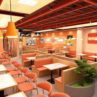 Offre Spéciale : Ensembles de Mobilier de Restaurant Contemporain - Tables et Chaises de Restaurant avec Banquettes Rembourrées pour Projets Hôteliers