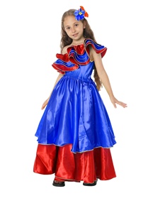 Estilo étnico Cosplay falda multicolor brasileña Halloween carnaval niños actuación disfraz puesta en escena - Product Image 2