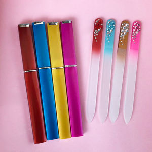 Lime à ongles en verre cristal de qualité professionnelle pour manucure, douce et efficace, ne s'abîme jamais - Product Image 2