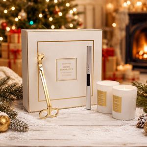 Ensemble de bougies parfumées en cire de soja écologiques de luxe avec logo personnalisé, marque privée, aromathérapie, pour mariage, Pâques, Noël, coffret cadeau - Product Image 6