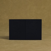 Nouveau Interrupteur Mural Électrique Américain à Commande de Lumière, 2 Gangues 1 Voie, Panneau PC, Blanc, Gris, Or, Noir - Vente Chaude