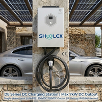 Nuevo Cargador Inteligente para Vehículos Eléctricos de 7KW CC, Estándar OCPP 1.6/2.0, Estación de Carga Rápida de Pared, Certificación CE, 96% de Eficiencia