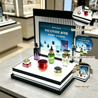 Fabrieksrechtstreekse levering moderne zwarte eenvoudige verlichte acryl horloge displaystandaard