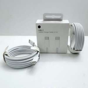 Kabel Pengisian Cepat USB C ke C PD 240W dengan Chip EMK 3.3ft 6.6ft 1M 2M Kabel Data Tipe-C untuk iPhone 15 16 17 Pro Max - Product Image 6