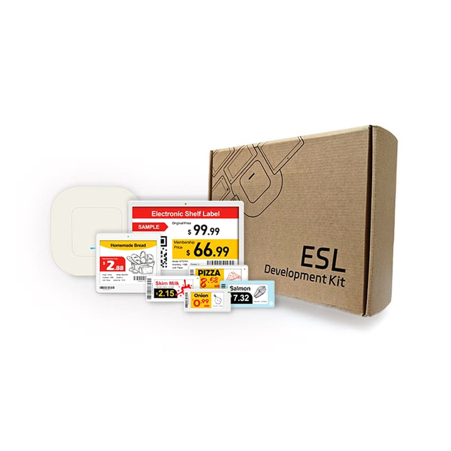 ESL Electronic Price Tag Full Demo Kit Multiple Sizes E-Ink Epaper Shelf Label 5+ Year Battery Life Supermarket Warehouse