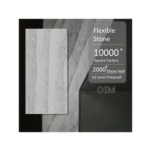 Muestra de losa grande flexible de piedra artificial de diseño moderno MCM para interiores de edificios altos y hoteles, 20*30cm - Product Image 1