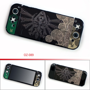 2023 xu hướng mới Nin Tendo chuyển đổi OLED PC trường hợp vỏ cứng Nin Tendo chuyển bìa giao diện điều khiển trò chơi da + 2 Grip Mũ joycon phụ kiện - Product Image 5