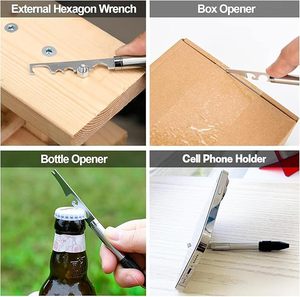 14 Trong <span class=keywords><strong>1</strong></span> Đa Chức Năng Công Cụ Tuốc Nơ Vít Hộp Mở Bên Ngoài Hình Lục Giác Cờ Lê Điện Thoại Dock LED Ánh Sáng Vẻ Đẹp Massage Bút - Product Image 3