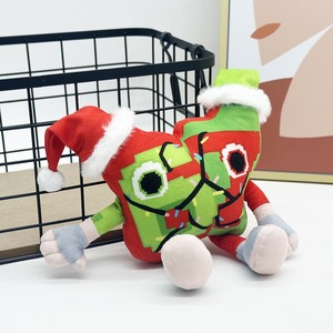 Hot Selling New Arrival <b>Soft</b> <b>Stuffed</b> Animal Doll Christmas Hat Plush <b>Toy</b> Pillow PP Cotton Filling Custom Sizes Xmas Home Decor - Product Image 4