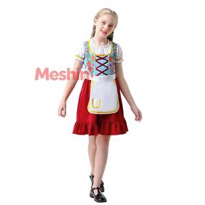 Vêtements ethniques MS, costume de bière allemande pour l'Oktoberfest, robe pour enfants, robe de fille, robe de fête d'anniversaire - Product Image 1