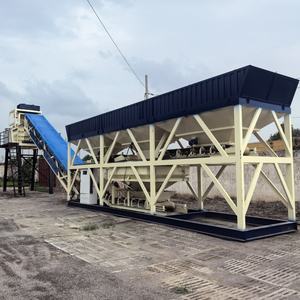 Equipo de Mezcla de Concreto Móvil Modular de Alta Calidad, Plantas de Mezcla Prefabricadas, Motor, PLC, Sin Necesidad de Cimentación - Product Image 6