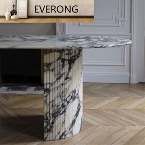 Nouvelle conception, table rectangulaire en béton de luxe à prix abordable, pour la maison, la salle à manger, le <span class=keywords><strong>restaurant</strong></span>, la cuisine, avec plateau en marbre - Product Image 3