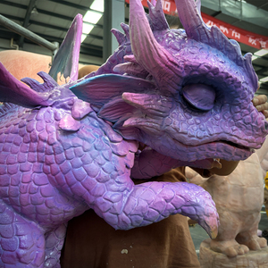 Marioneta <span class=keywords><strong>de</strong></span> Dinosaurio Realista <span class=keywords><strong>de</strong></span> Metal Dino City para Jóvenes - Uso Interior/Exterior, Exhibición Comercial Personalizable - Product Image 1