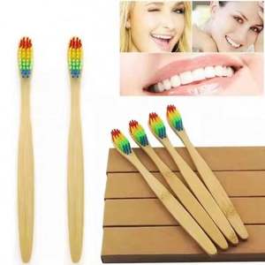 Cleaning <b>Brush</b> Free Sample 100% Biodegradable Eco Friendly Bambu Natural Organic Adult Brosse a Dent <b>Bamboo</b> Toothbrush - Product Image 5